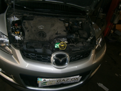 Установка ГБО на авто Mazda CX 7 газ на машину Gaz Ok Газ ОК Киев